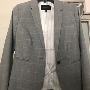 Banana Republic Fully-Lined Grey Blazer Sz 0